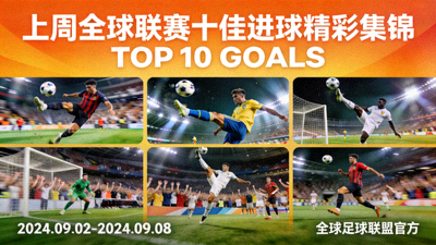 上周全球联赛十佳进球精彩集锦封面